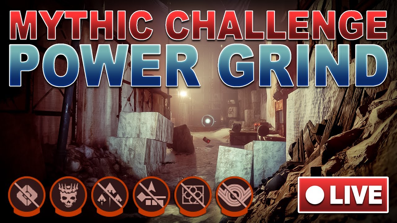Permadeath Power Grinding | Destiny 2 MYTHIC CHALLENGE LIVE !commands
