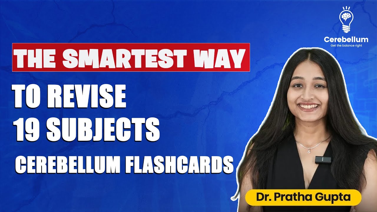 Why You Forget After Studying | Cerebellum Flashcards #cerebellumacademy