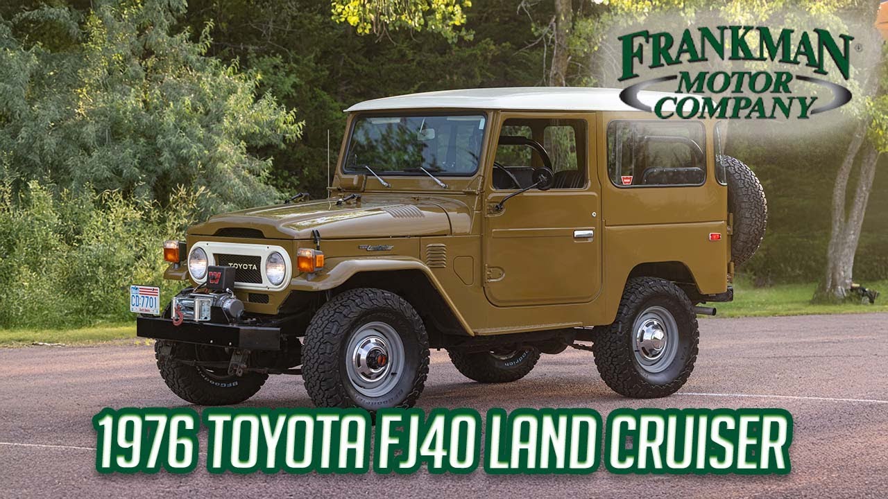 RARE 1976 Toyota FJ40 Land Cruiser | 3,000 Miles on Resto | Legendary 4x4 Walkaround & Test Drive