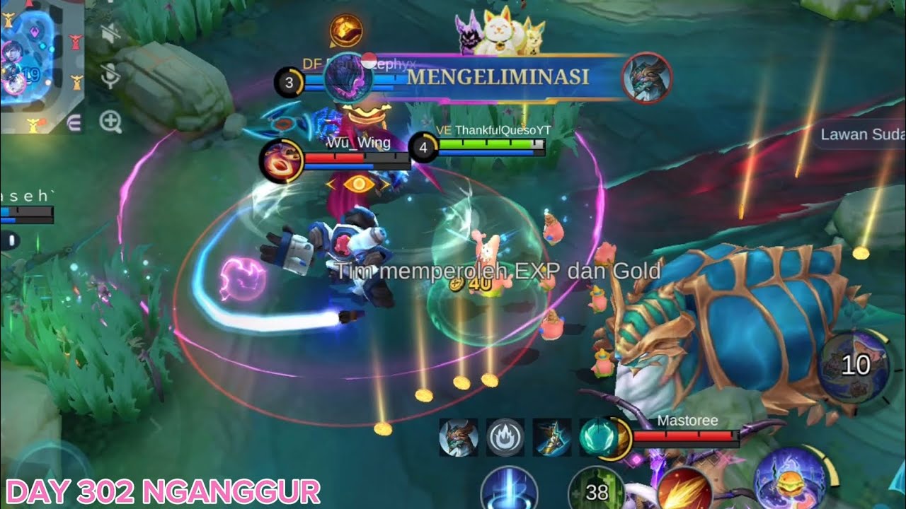 Ngabuburit di Land Of Down mencari koin emas bersama PATRICK STAR...!!!!