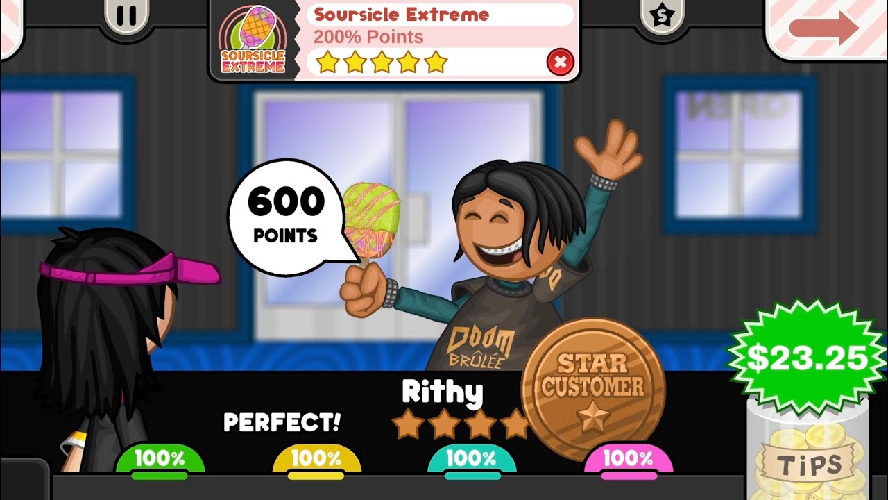Papa's Paleteria To Go! - 2nd Pirate Bash (Almost perfect day)