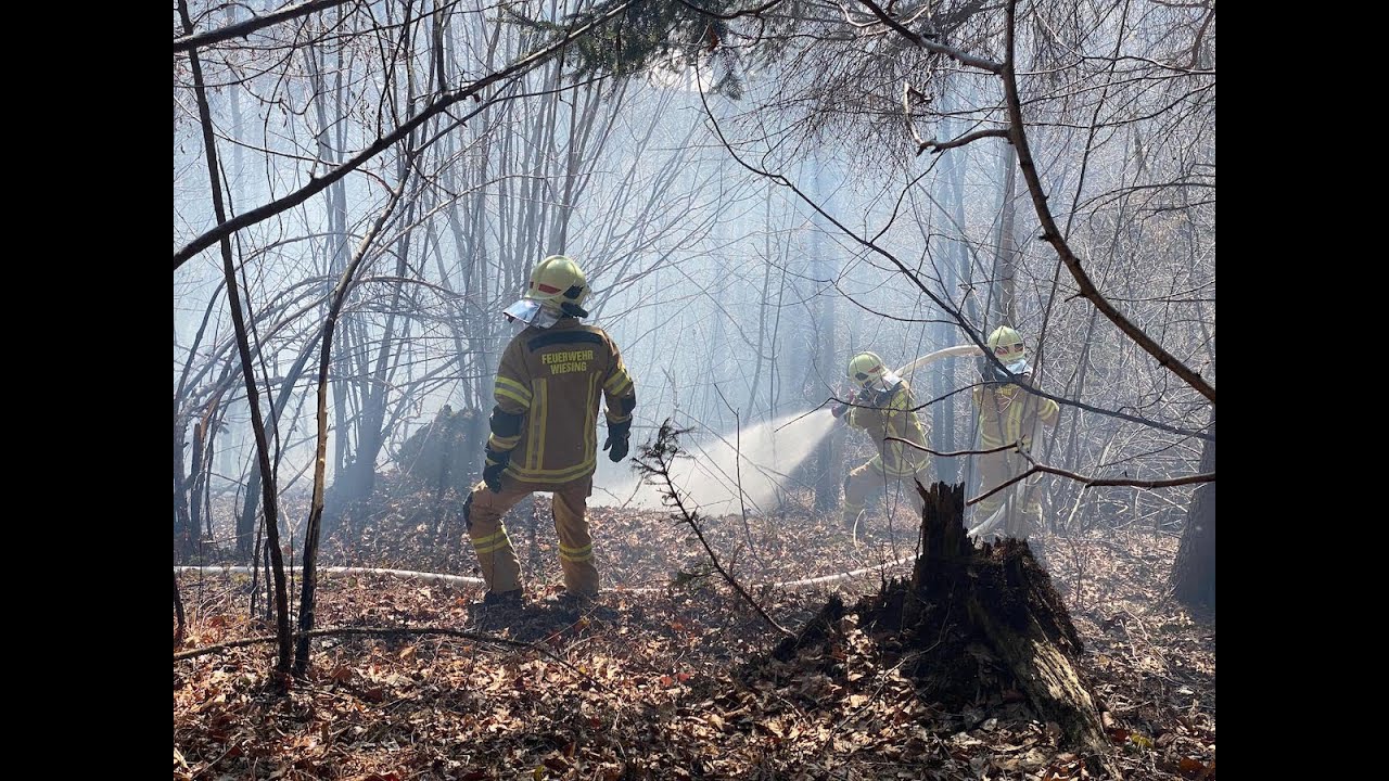 Waldbrand in Jenbach - 08.03.2022