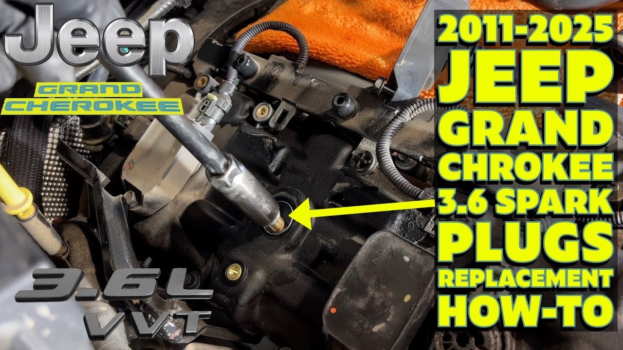 2011-2025 Jeep Grand Cherokee Spark Plug 3.6L Pentastar Replacement How-To