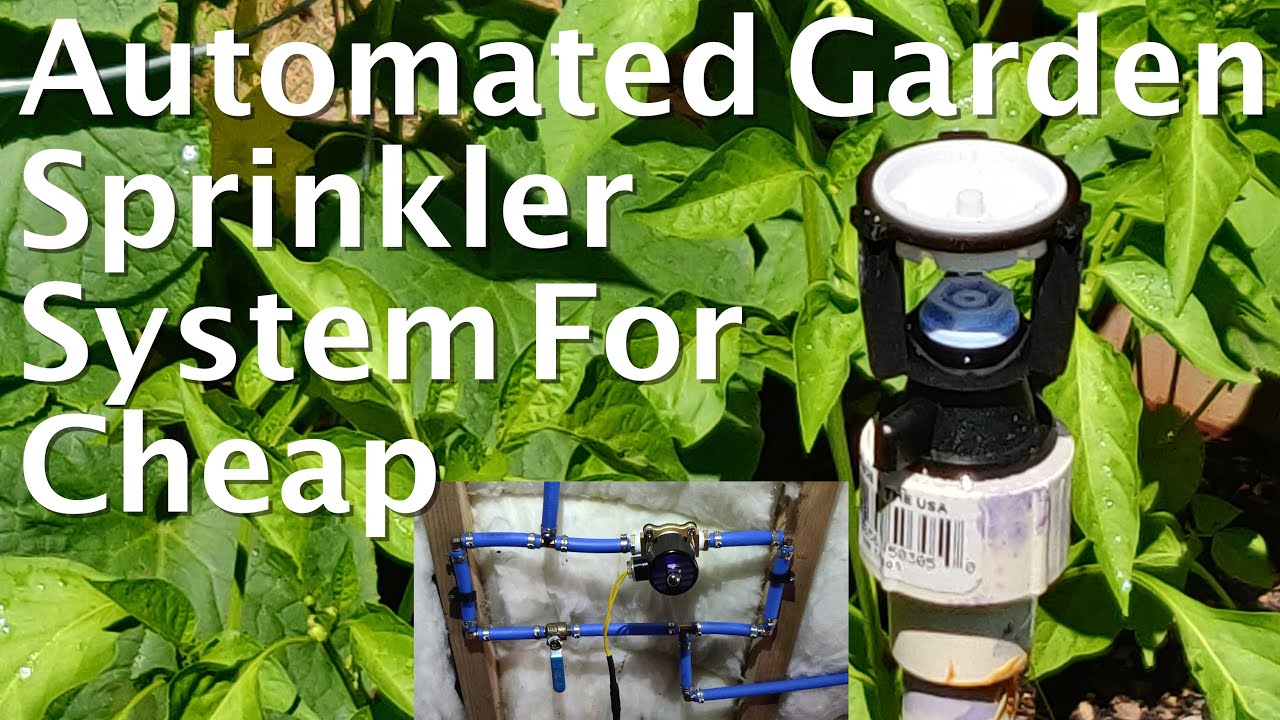 Complete DIY Automated Garden Sprinkler Watering System for under $200!