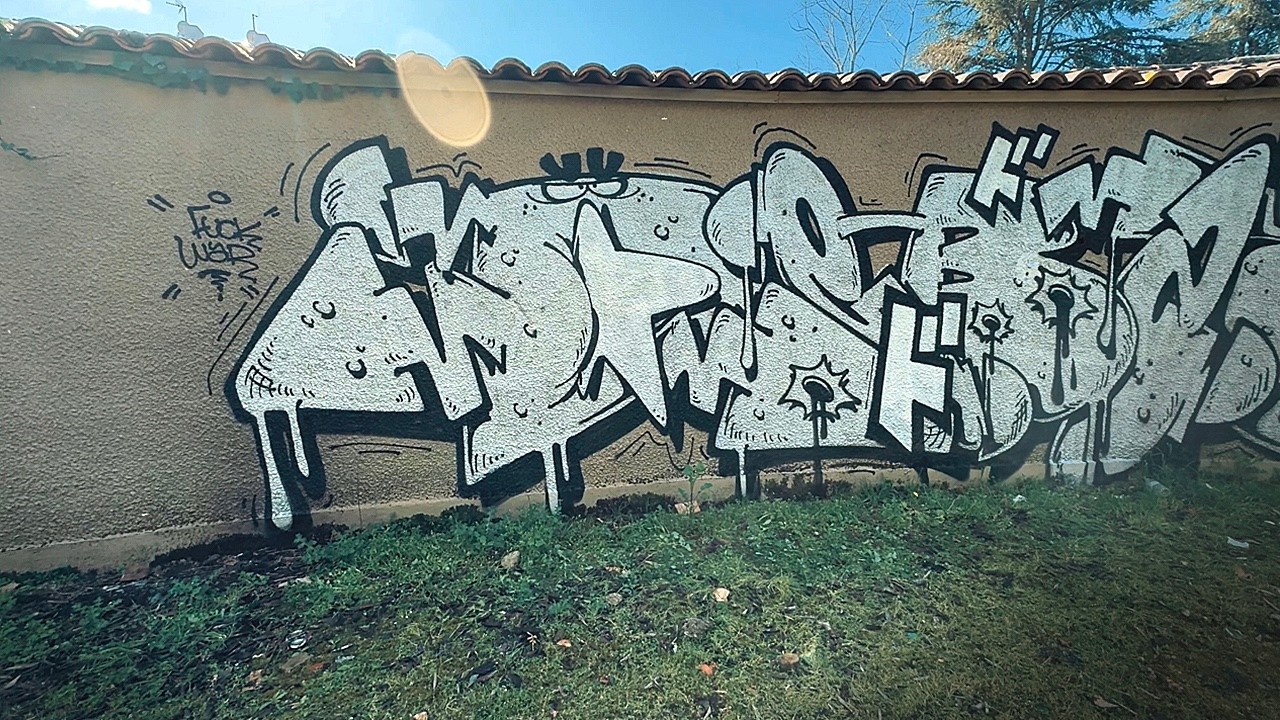Graffiti chrome and black ~ Debza