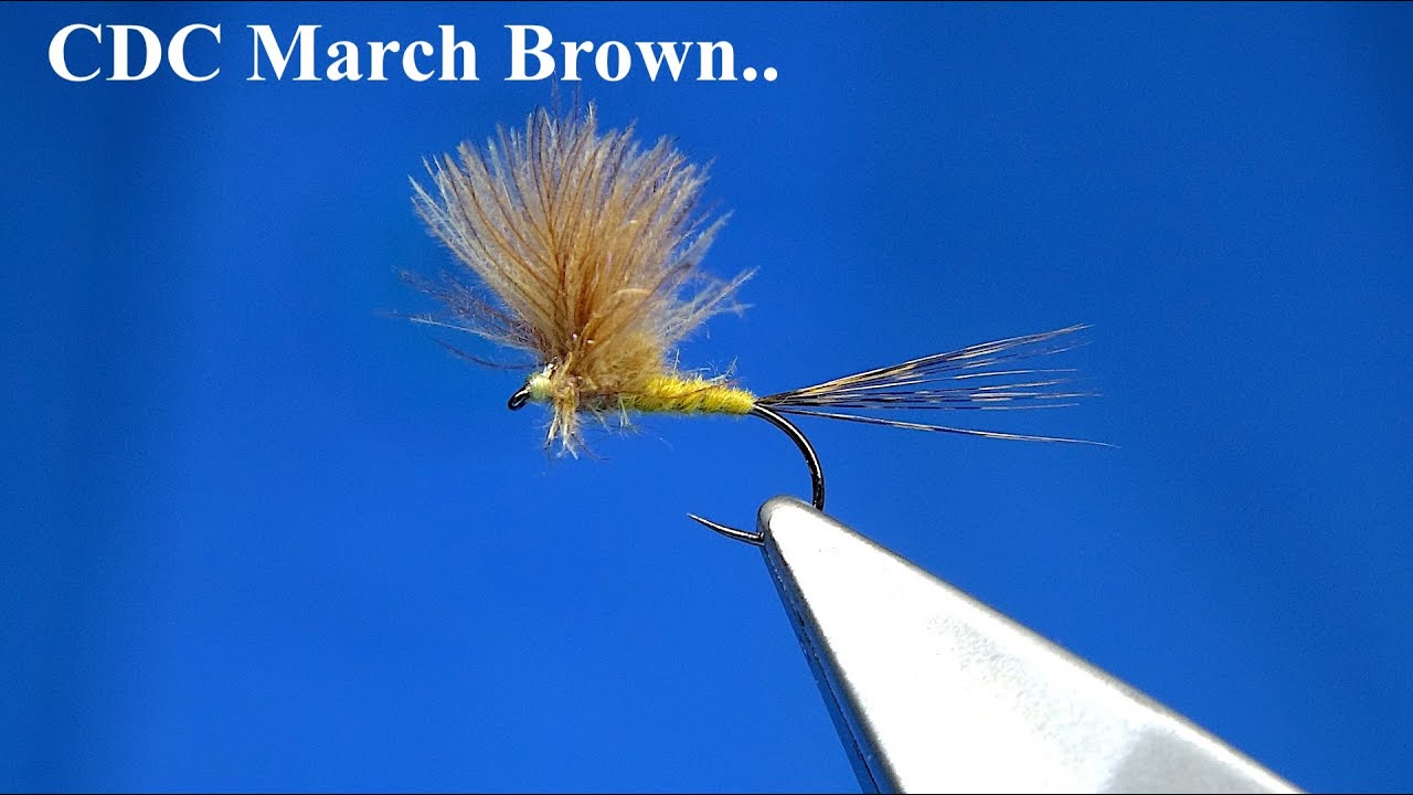 Tying a CDC March Brown Dry Fly by Davie McPhail