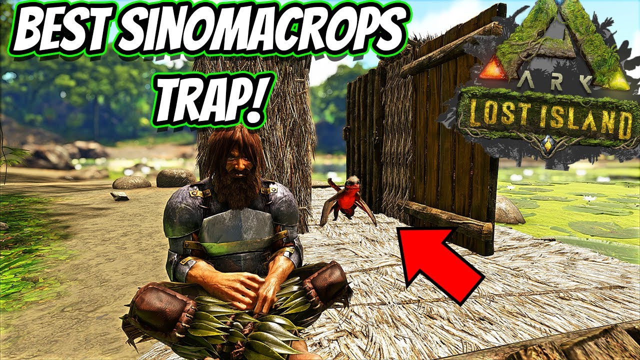 NEW TRAP TO TAME SINOMACROPS!! || Ark Lost Island!