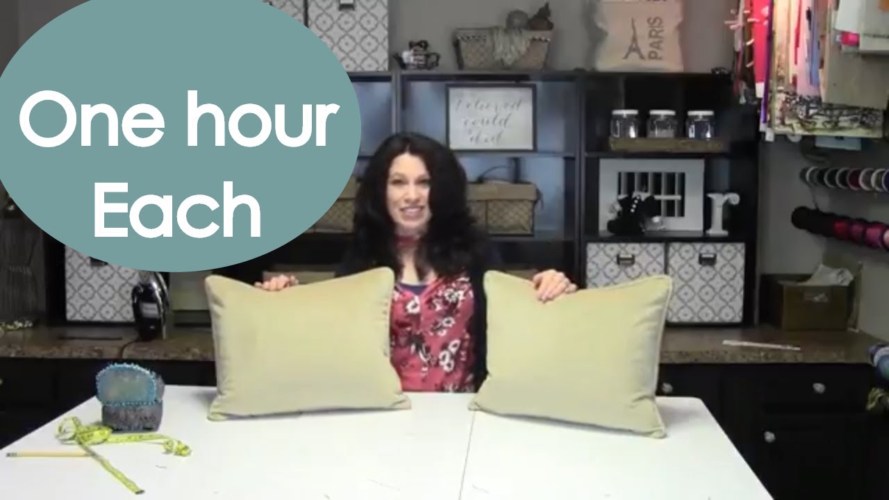 DIY: Easy and Invisible Zipper Pillow Cover Tutorial By Renee Romeo