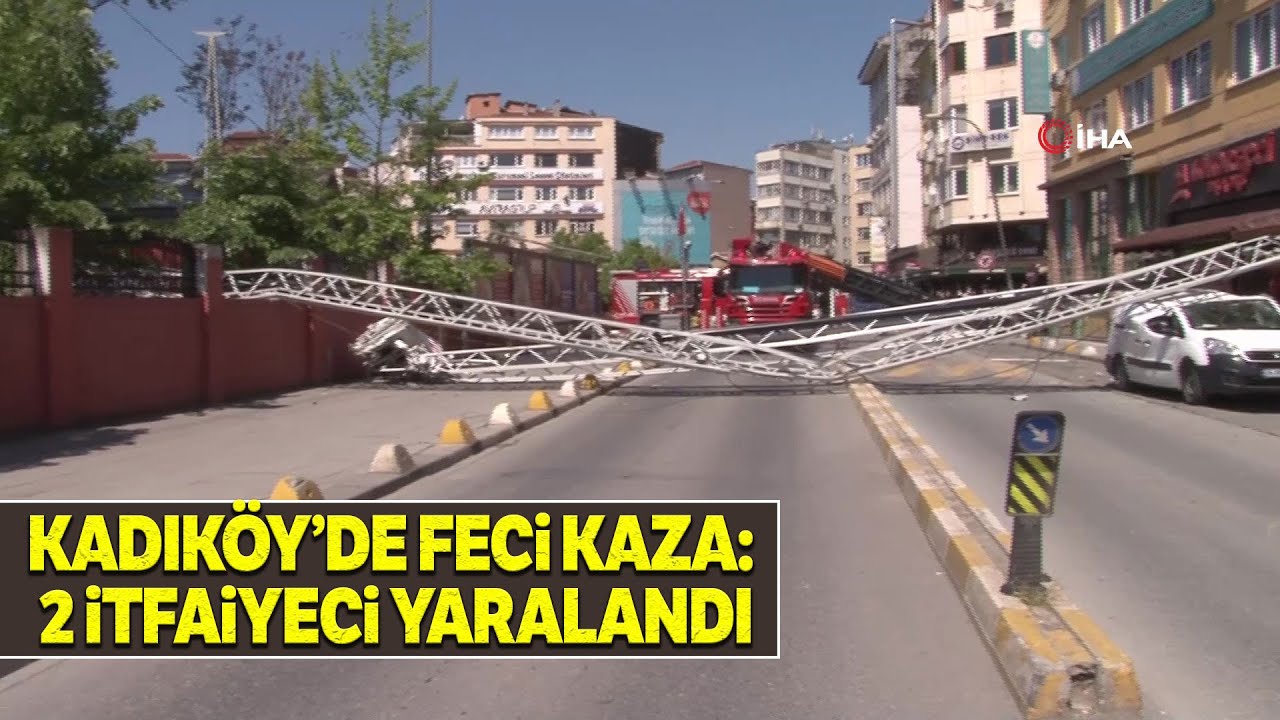 Tatbikat Sırasında Merdiven Kırıldı, 2 İtfaiye Eri Apartmanın Çatısına Düştü