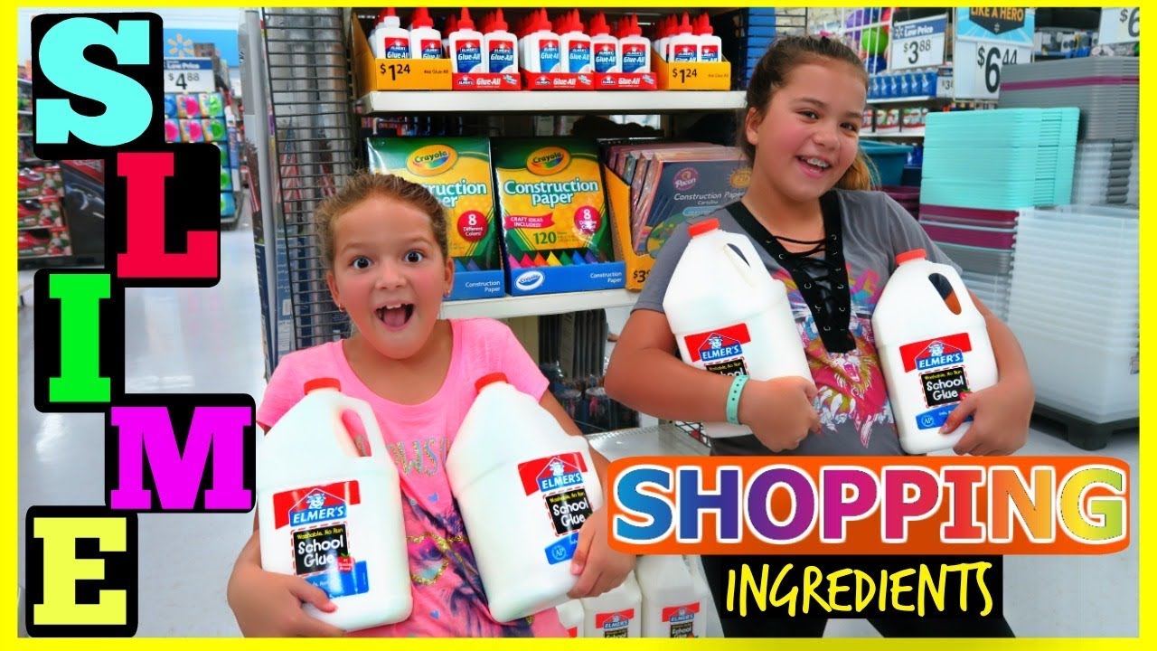 SHOPPING SLIME INGREDIENTS / HAUL 