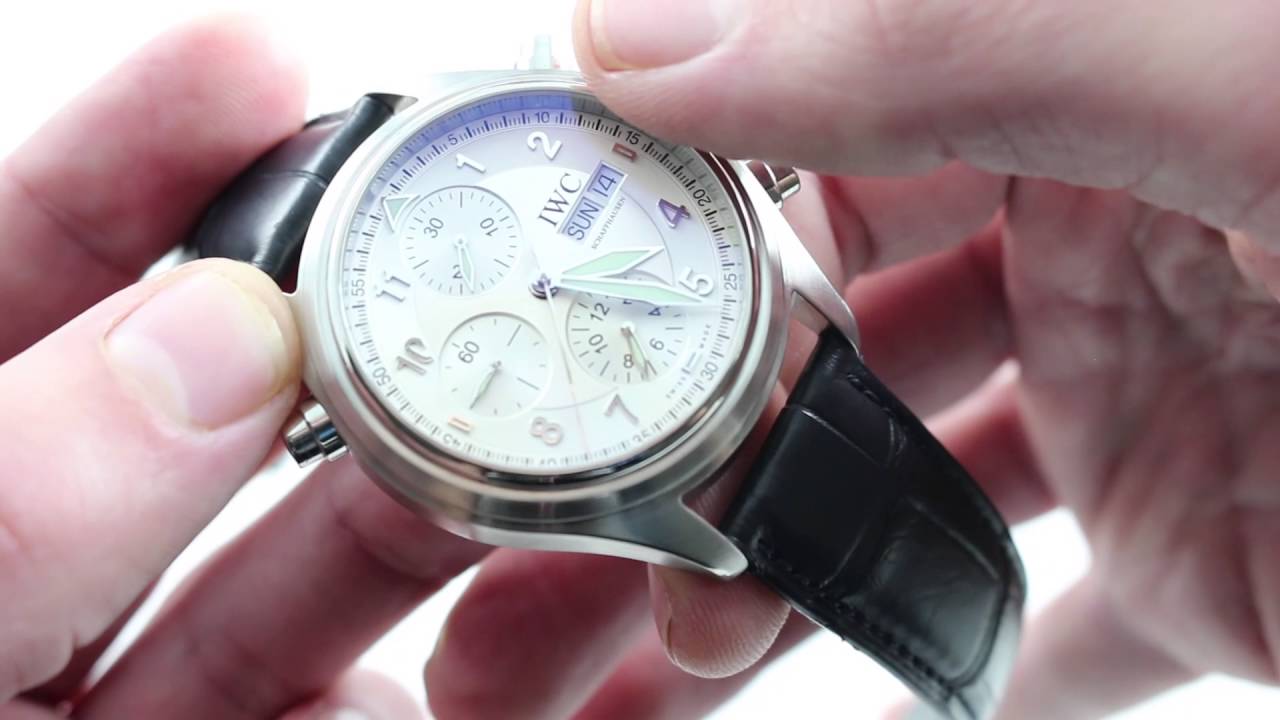 Pre-Owned IWC Pilot's Spitfire Double Chronograph Luxury Watch Review