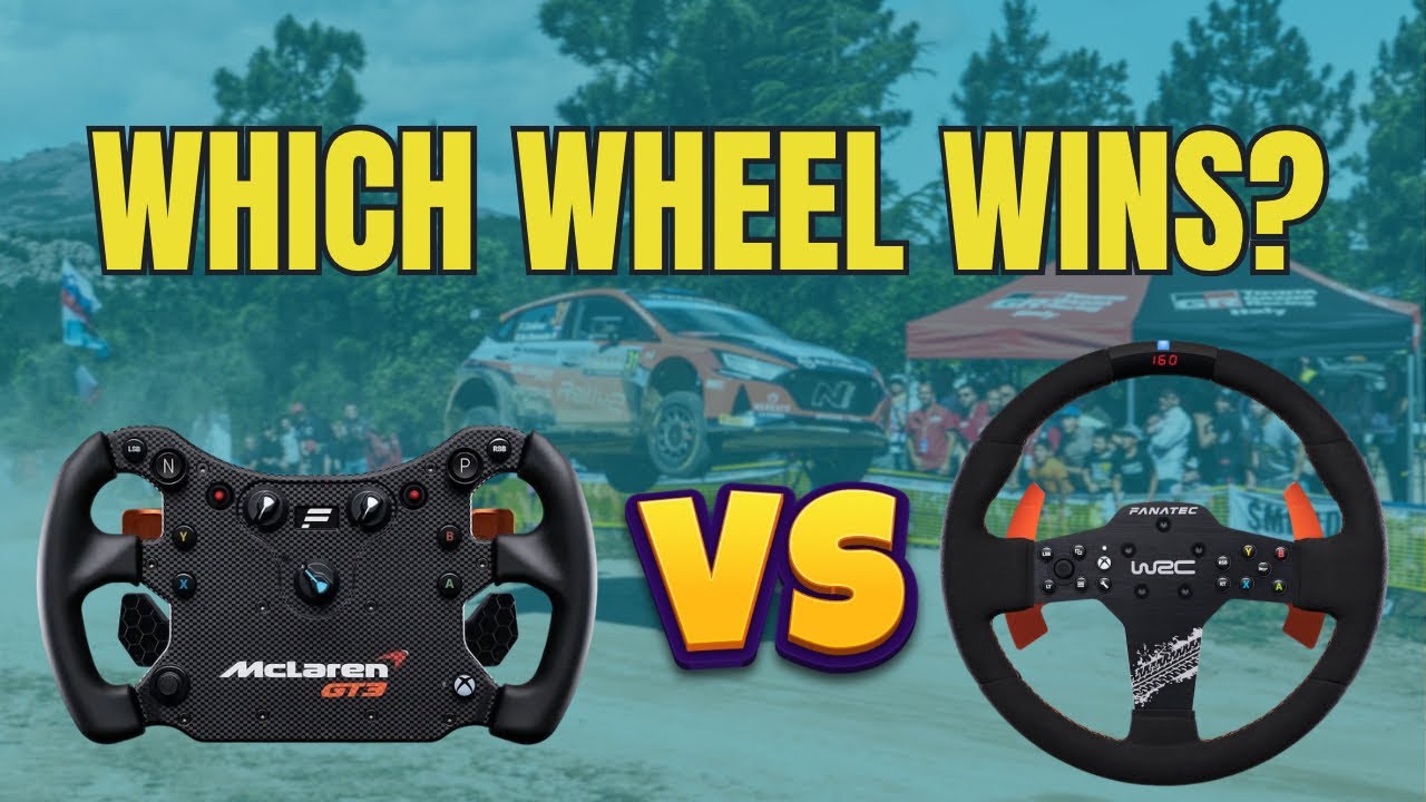 Fanatec Face-Off: McLaren vs WRC Wheel Test