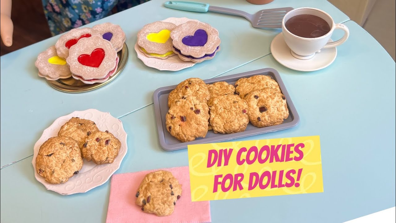 DIY Cookies for Dolls! Inspired by Two Historical American Girl Dolls!