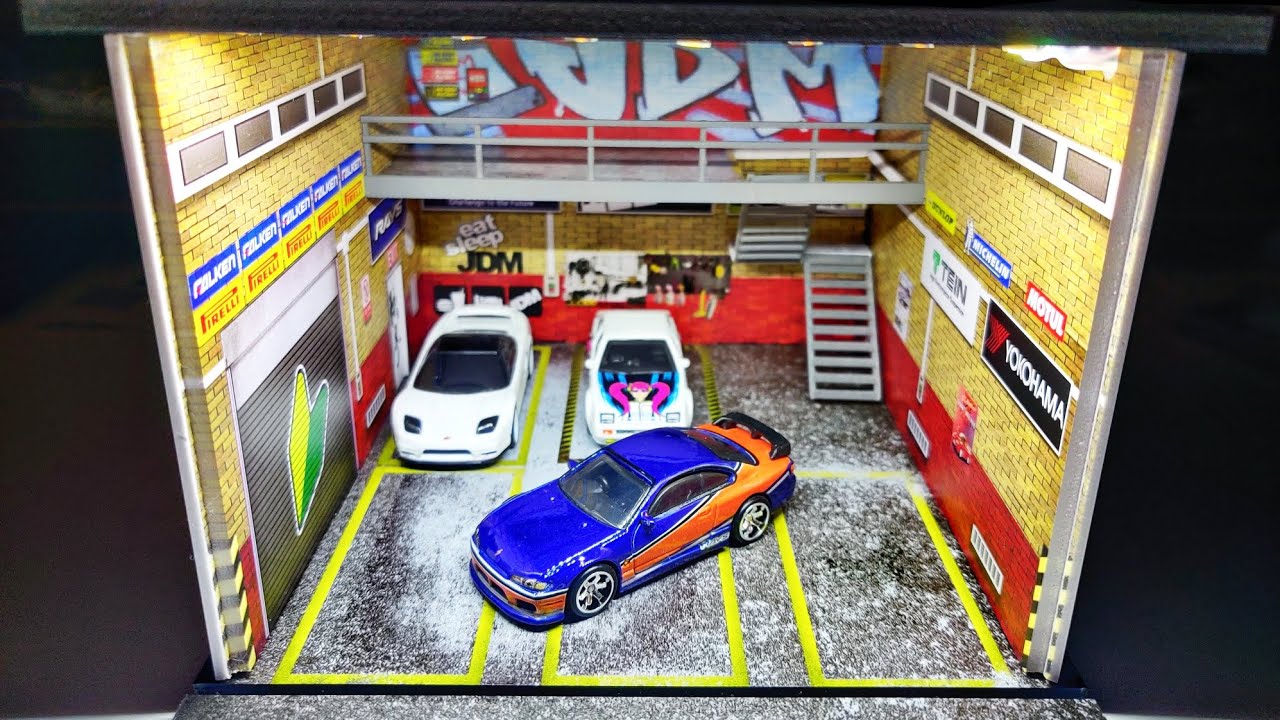 I make mistakes so YOU don't have to - Unboxing and Assembling G-Fans JDM Garage Diorama