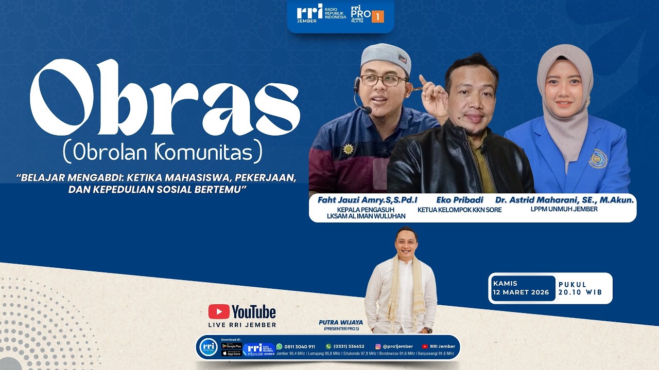 OBRAS | BELAJAR MENGABDI : KETIKA MAHASISWA, PEKERJAAN, DAN KEPEDULIAN SOSIAL BERTEMU