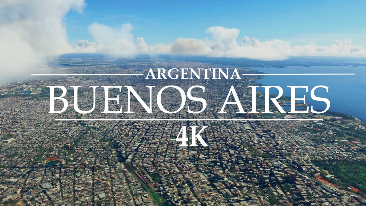 Buenos Aires 4k Drone⭐Argentina   Paisajes hermosos y Relajantes de Argentina   Paisajes Relajantes