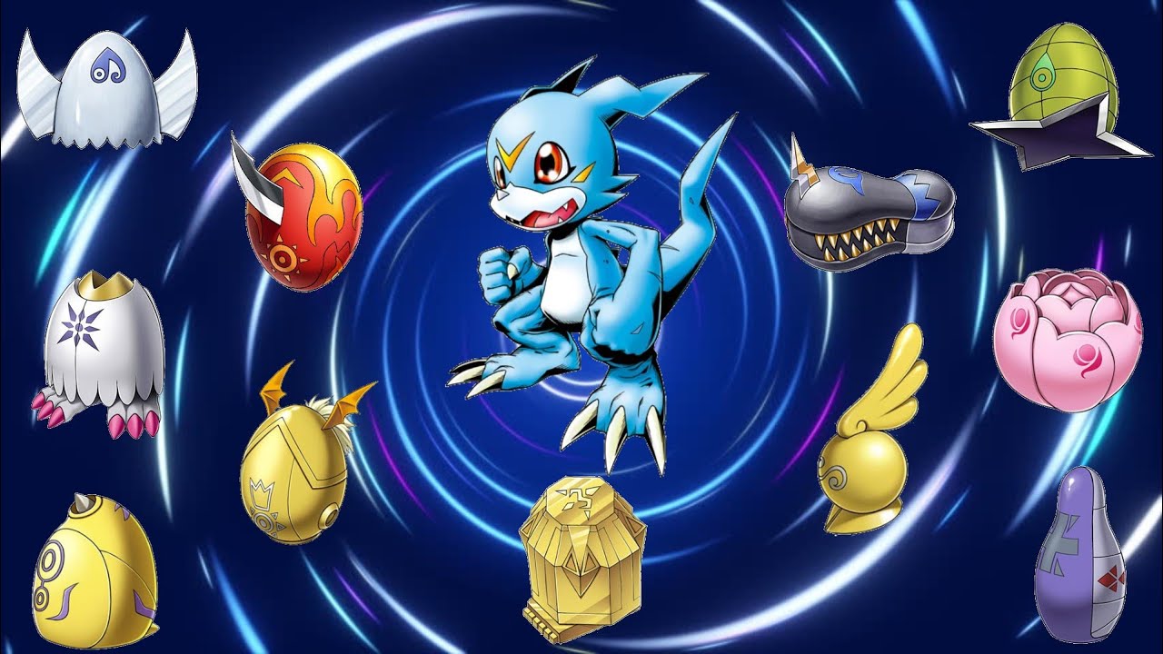 V-mon - Veemon Armor Evolution Line!