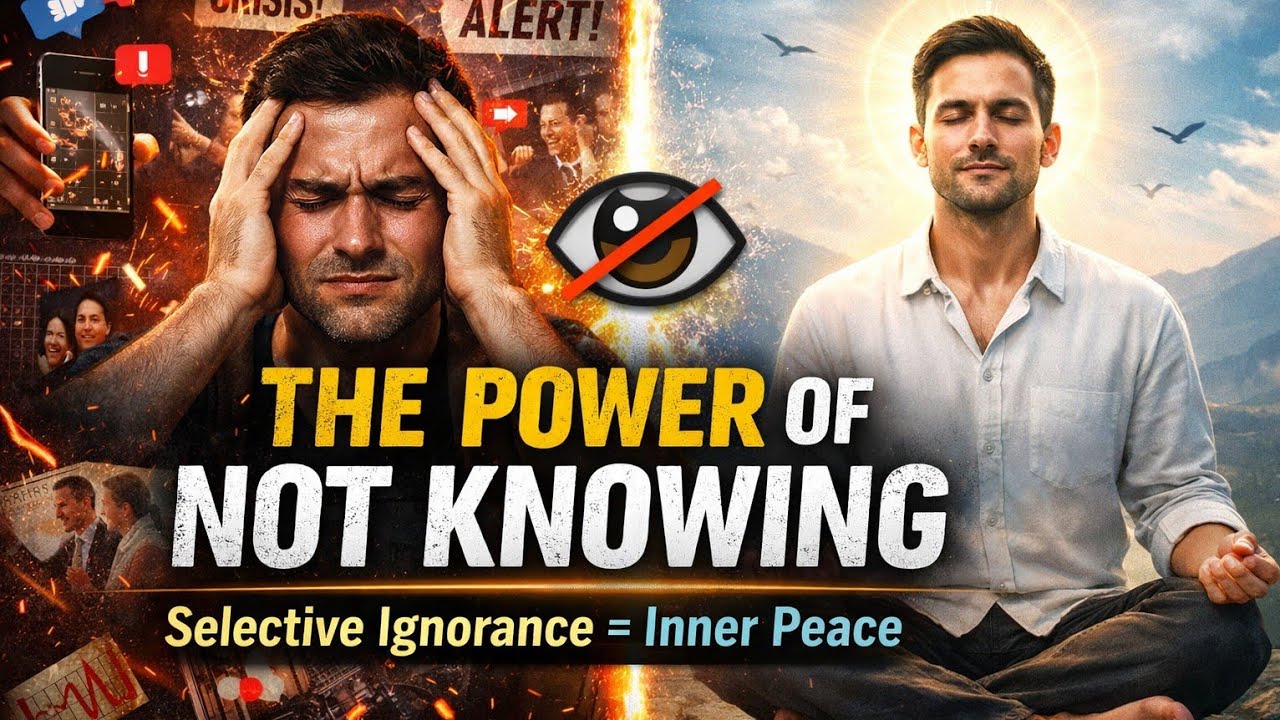 The Power of Not Knowing | How Selective Ignorance Saves Your Mind | Zeno Vibes