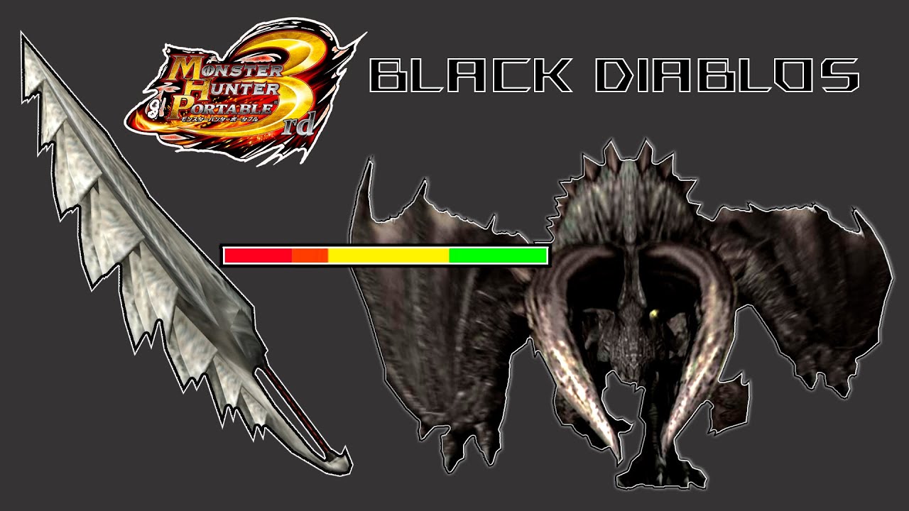Black Diablos | A Tirana Do Deserto Black Diablos 【MHP3rd】High Rank /