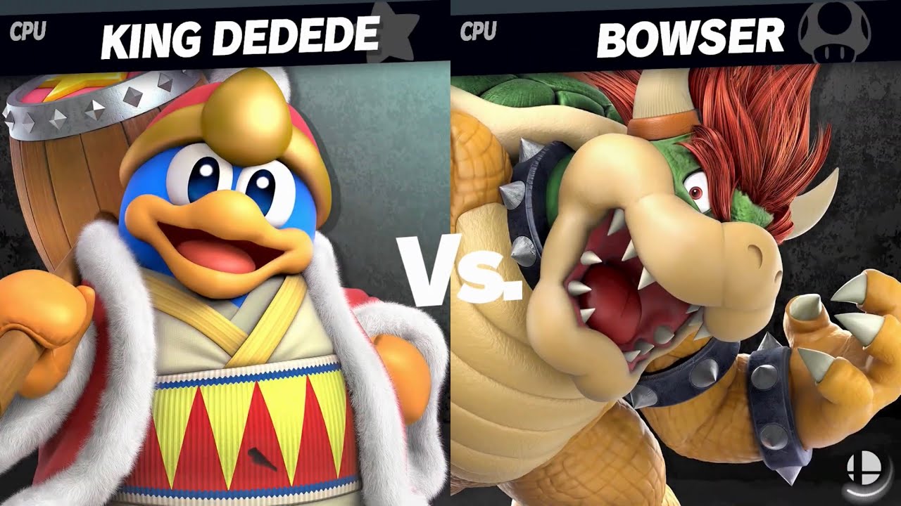 Super Smash Bros. Ultimate - King Dedede vs Bowser