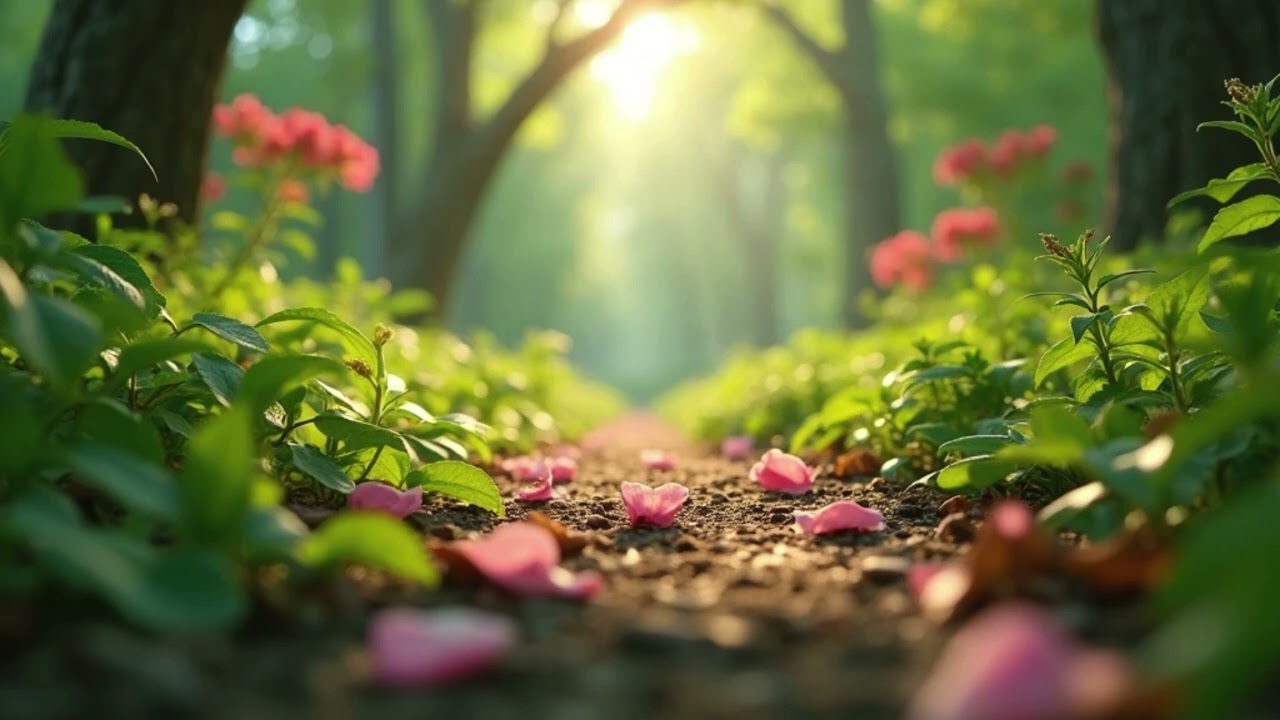 LEAVES IN SILENCE | Calm and gentle; relaxing. Accompanied by soft piano, acoustic guitar, and drums