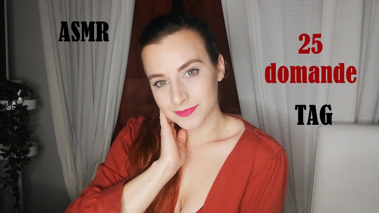 25 DOMANDE TAG | rispondo a tutte le domande sul mondo ASMR 🤩