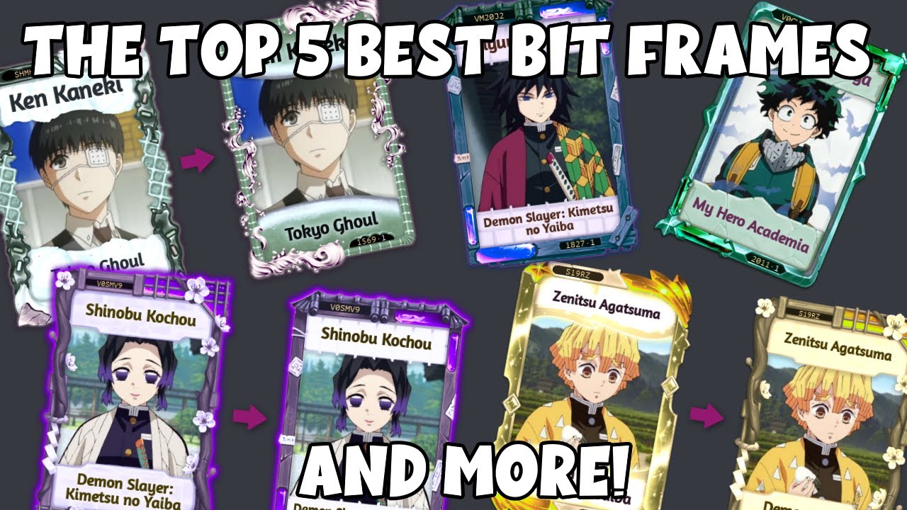 The Top 5 BEST Looking Bit Frames | Karuta Bot