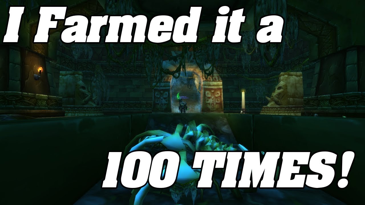 I farmed Sunken Temple a 100 times, This is What i Got