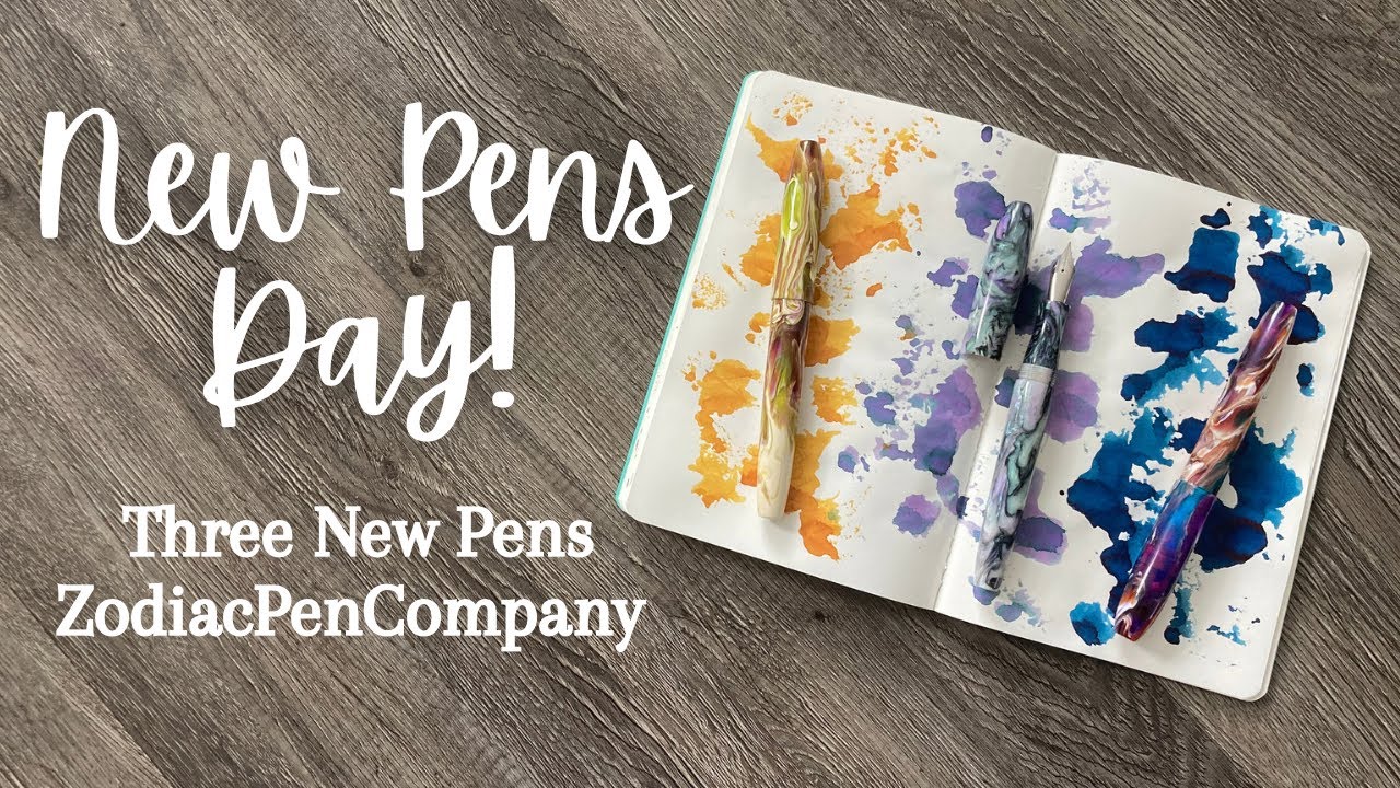 #newpenday // Three New Fountain Pens from ZodiacPenCompany