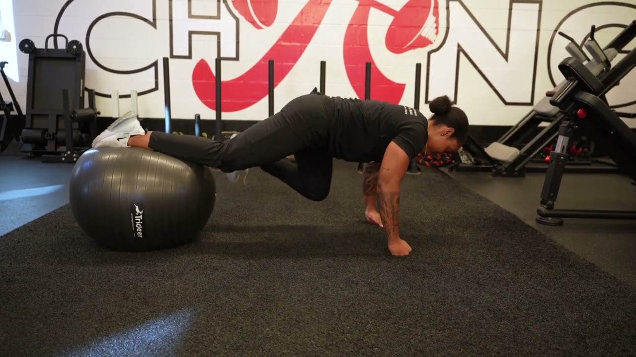 Knee Pull-In - Physio Ball - Unilateral