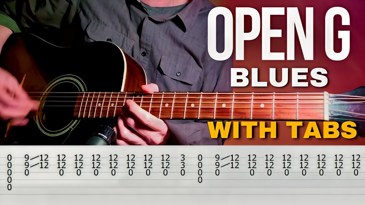 3 Easy Acoustic Blues Riffs in Open G Tuning