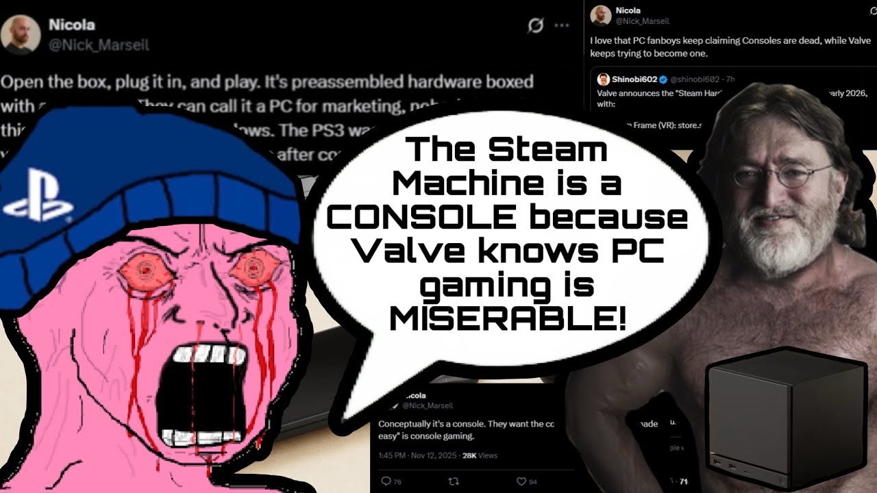 У фаната PlayStation случился нервный срыв из-за Steam Machine