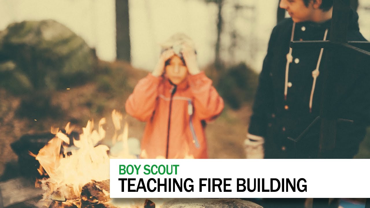 Teaching Fire Building in the Boy Scouting program (SMD88)