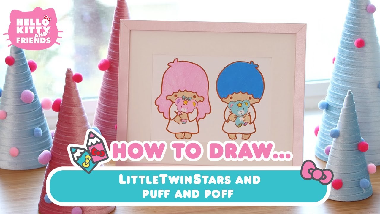 How To Draw LittleTwinStars | Hello Kitty Crafts