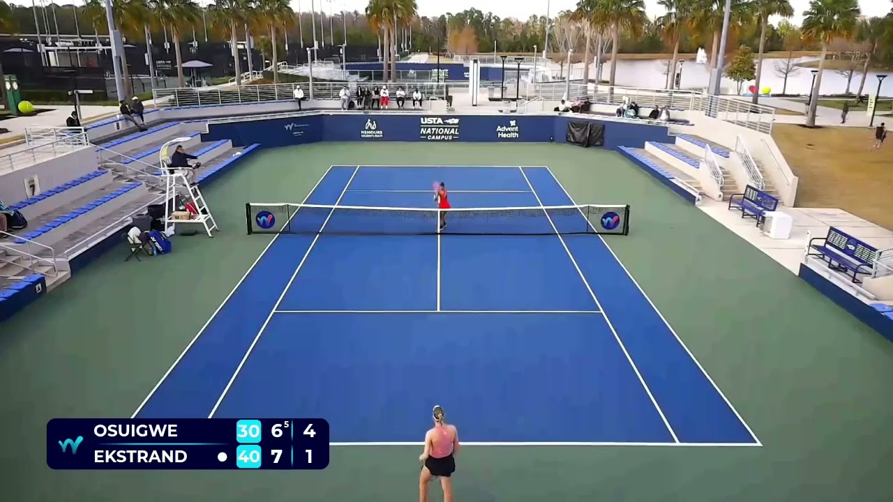 Whitney Osuigwe v Monika Ekstrand -  4 2 26 (2°p)