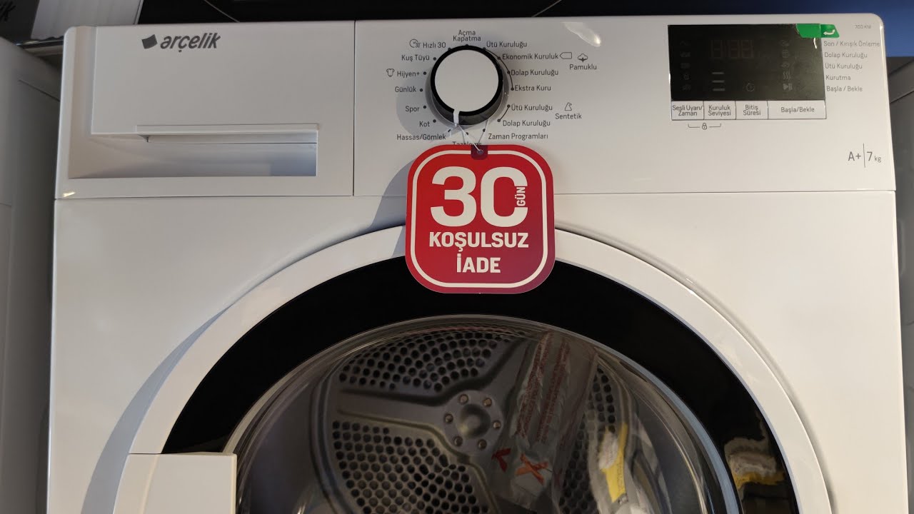 700 Km Arçelik Yeni Çamaşır Kurutma Makinesi | 7 Kilo A+ Çamaşır Kurutma Makinesi | Kurutma Makinesi