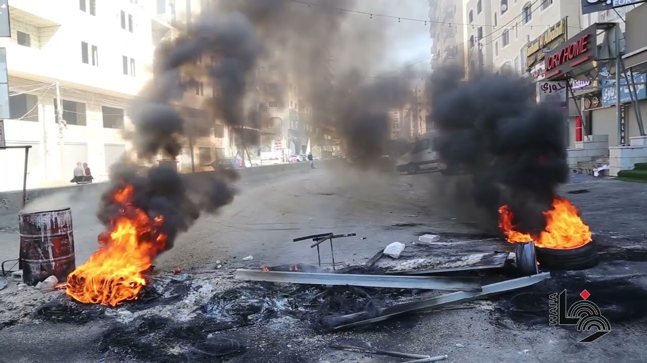 إضراب في كفر عقب شمال القدس احتجاجاً على الحصار الإسرائيلي لمخيم شعفاط وبلدة عناتا