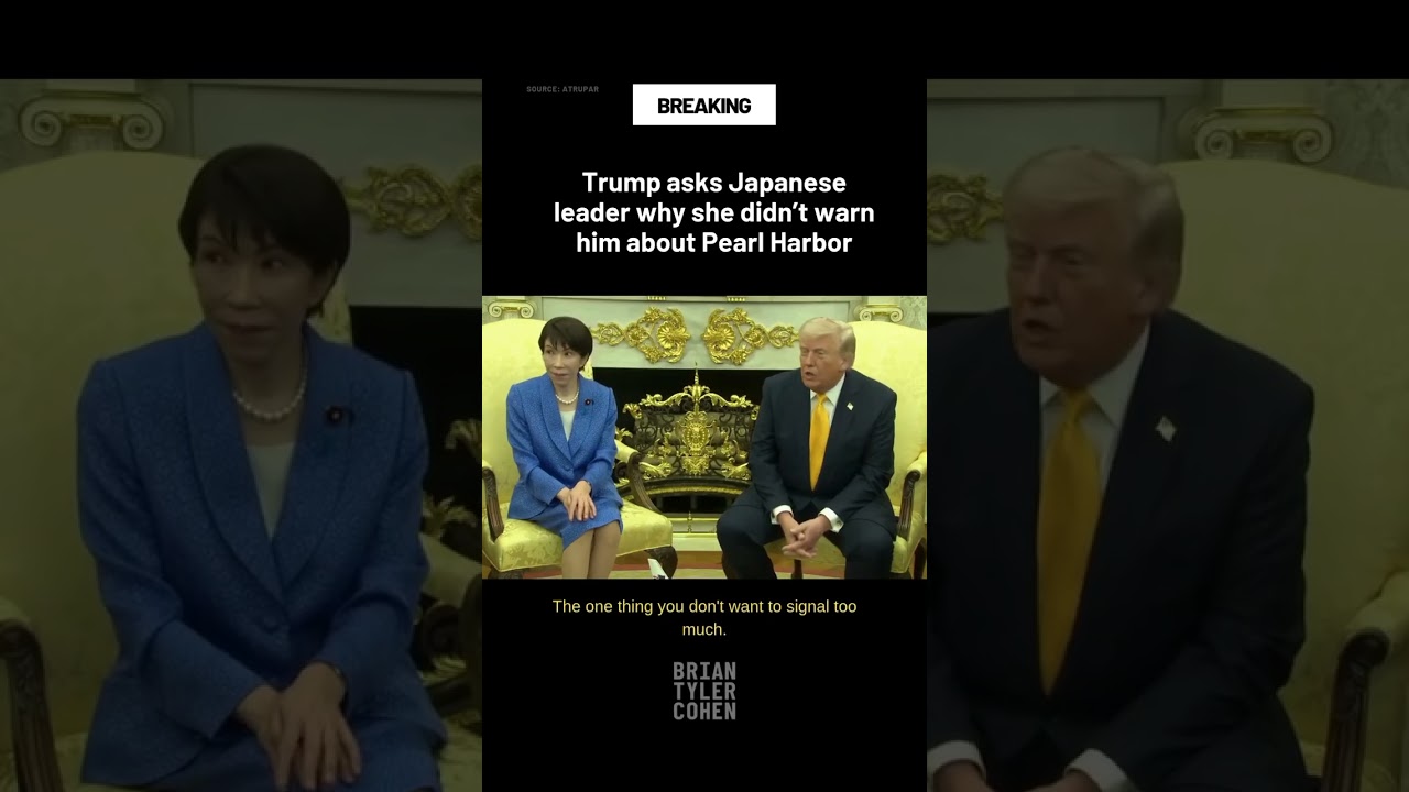 Trump asks Japanese leader why she didn&rsquo;t warn him about Pearl Harbor