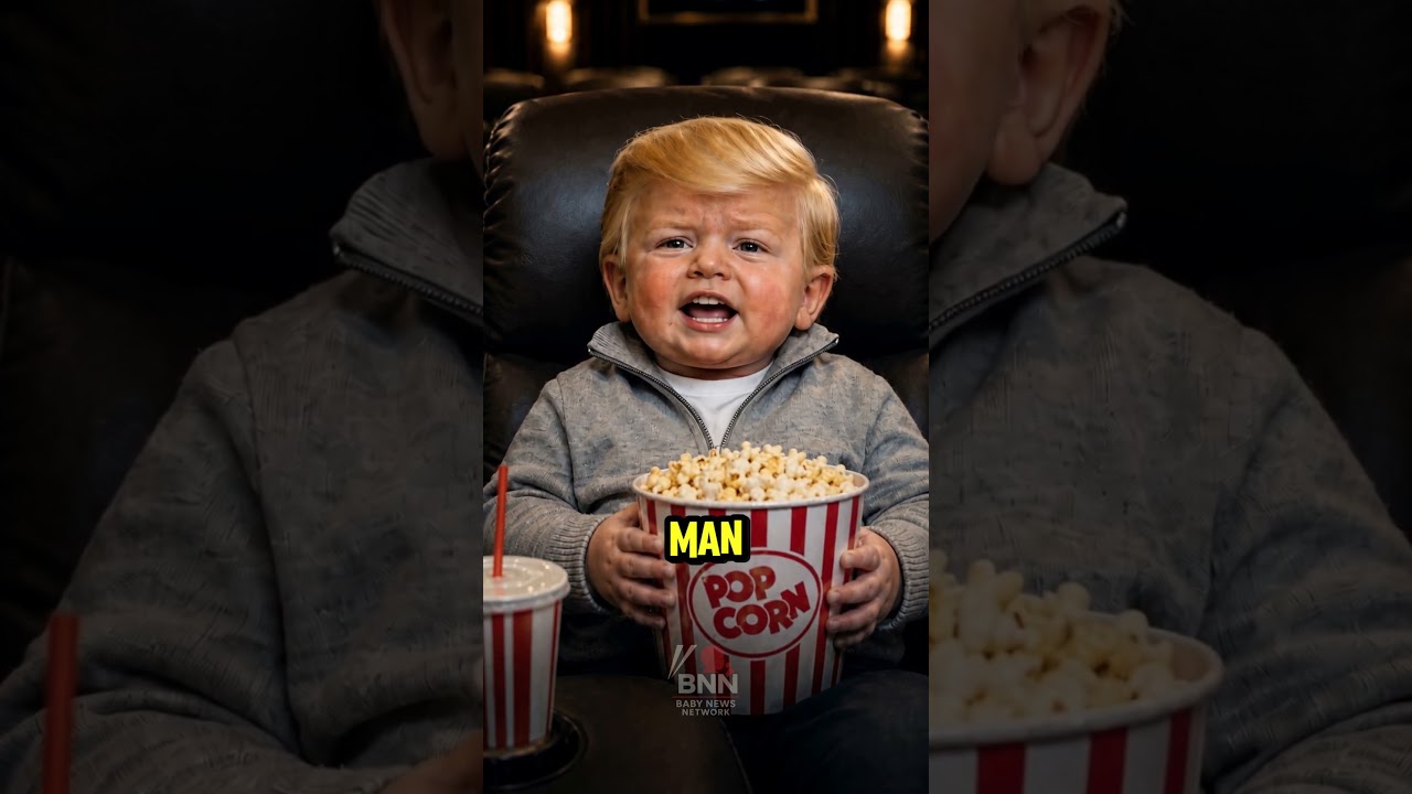 Baby Trump Ruins Movie Night With Melania 😂