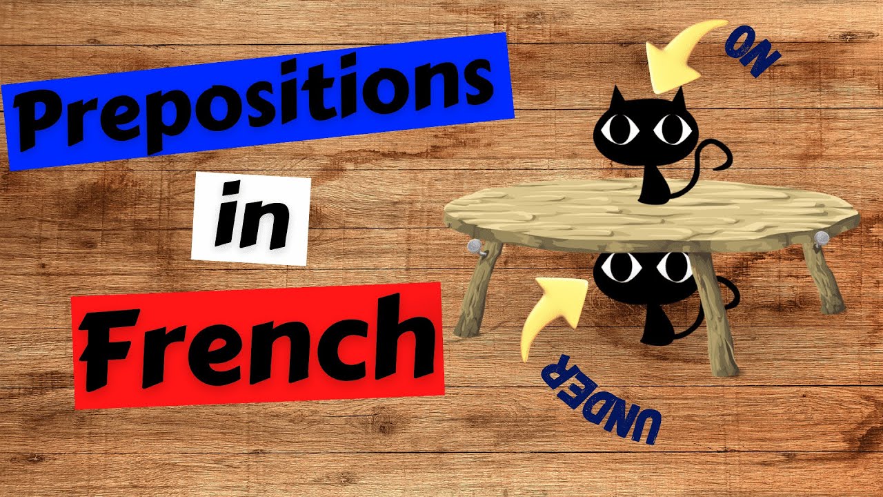 French Prepositions of Places | Full Course in Description
