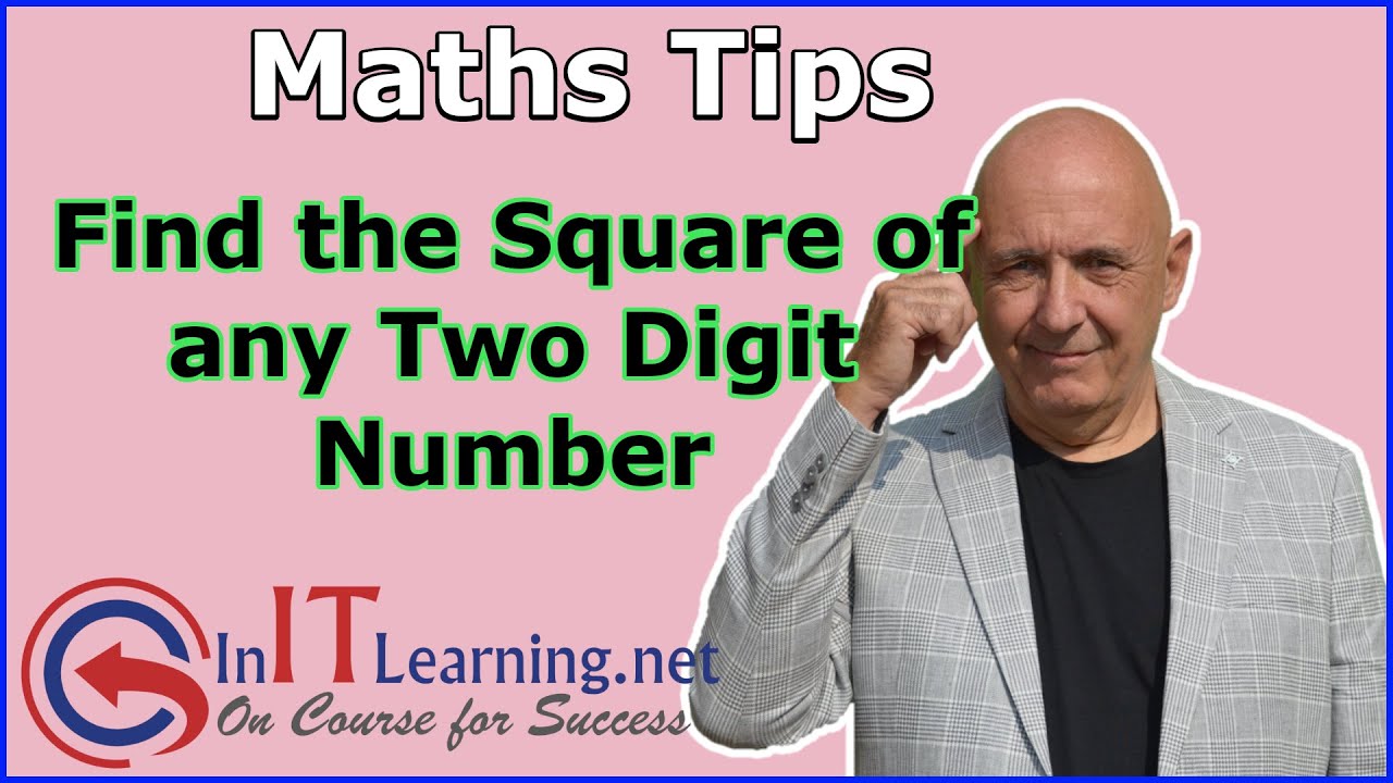 Square Two Digit Numbers the Easy way