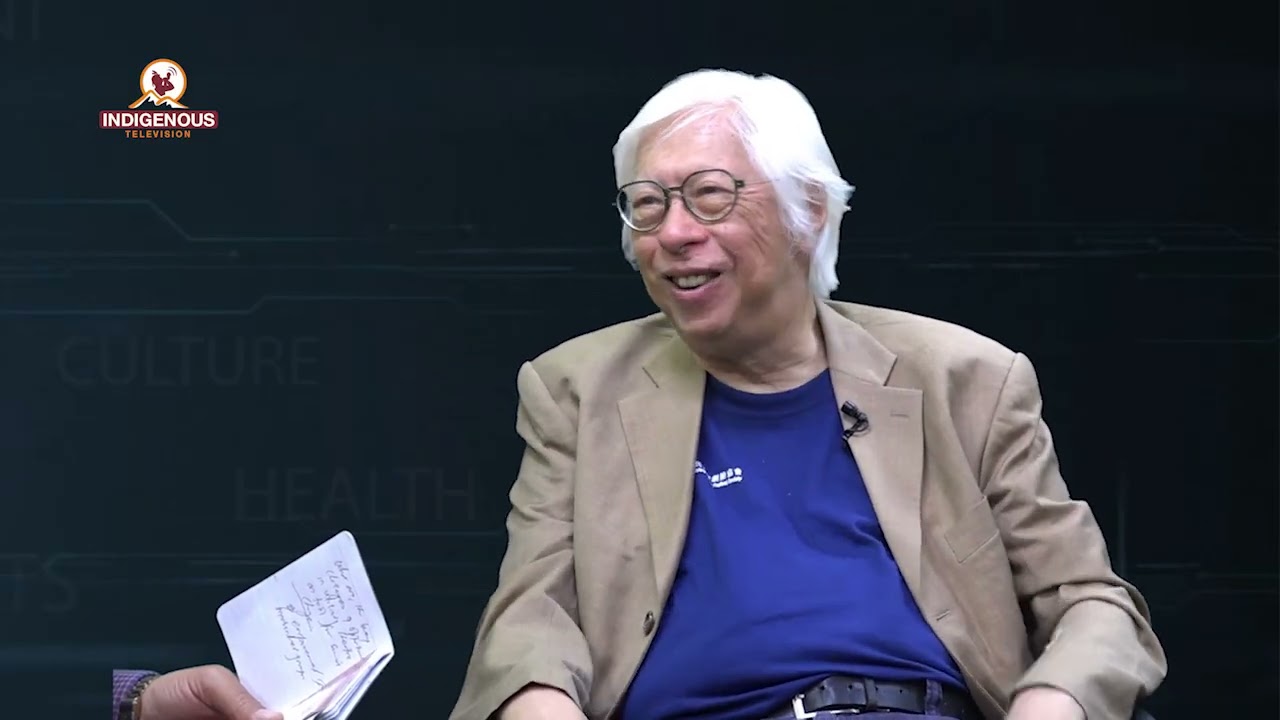 Gus Mok Chiu-yu and  Eric Ng, from the Asian People&rsquo;s Theatre Society, with Dev's Hammer Show