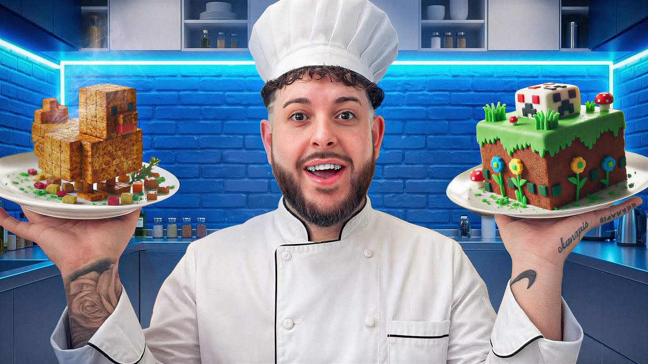 Мы готовили еду из Minecraft в течение 24 часов.