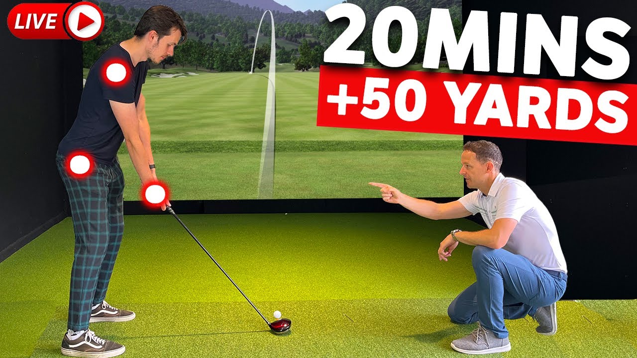 How to swing a golf club (the easy way) - LIVE GOLF LESSON