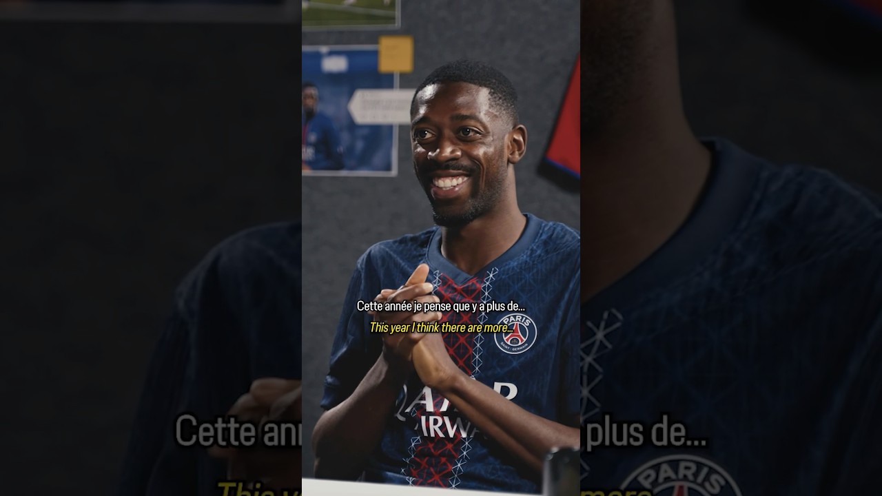 Demb&eacute;l&eacute; reacts to his #FC26 rating. 🎮⚽️🤣 #psg #demb&eacute;l&eacute; @easportsfcfr @Aminematue