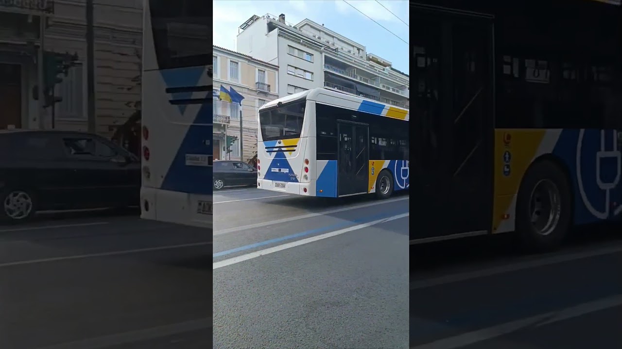 Yutong Zero Emission Ebus| Athens Transit #viral #bus #electric #fy