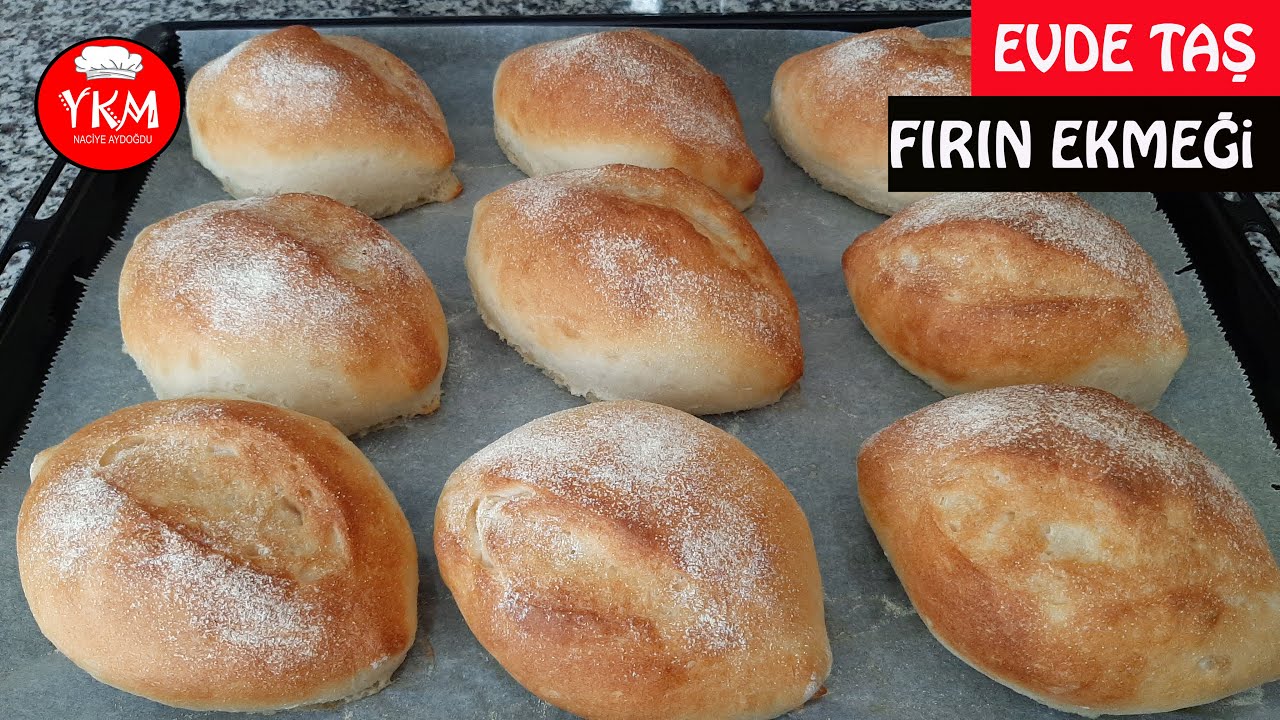 Evde Ekmek Yapımı | Evde Kolay Ekmek Tarifi | Evde Baget Ekmek | Evde Taş Fırın Ekmeği Nasıl Yapılır