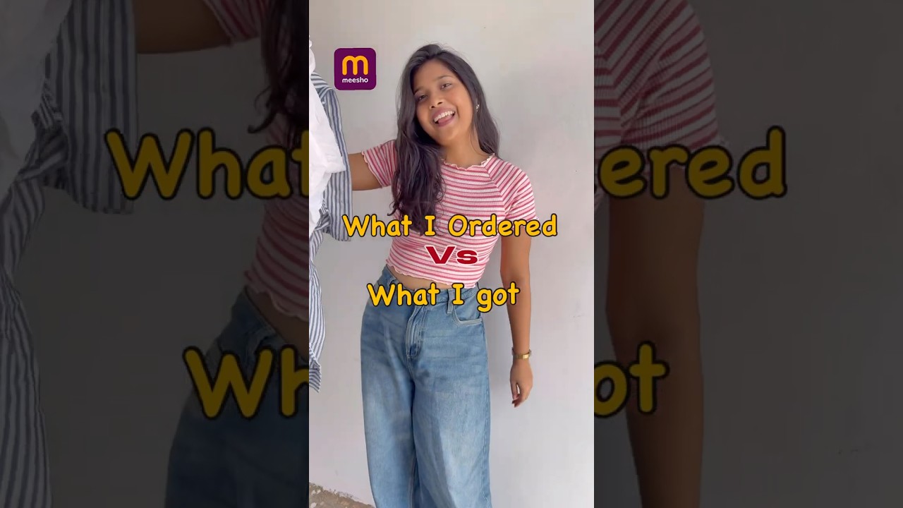 Expectation vs Reality &ndash; Online Dress Edition! 📦➡️👗 #meesho #viral