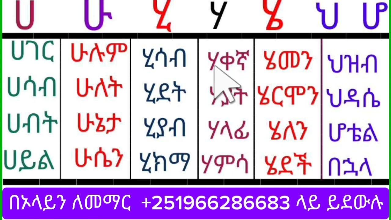 አማርኛ ቃላት ምስረታ ክፍል(1)ቀለል ባለ መንገድ ለጀማሪዎች#amharic #english #education 