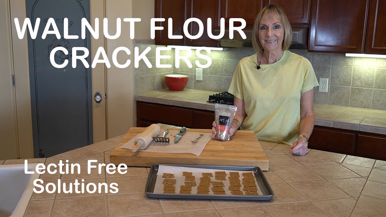 Walnut Flour Crackers